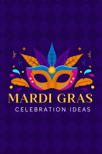 Mardi Gras Party Pinterest Pin Image Preview