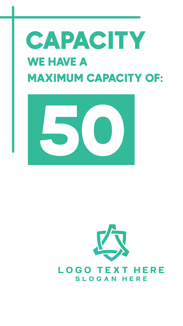 Capacity Occupancy Instagram Story Design Image Preview
