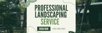 Organic Landscaping Service Twitter Header Design