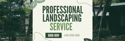 Organic Landscaping Service Twitter header (cover) Image Preview
