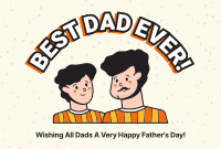 Best Dad Ever! Pinterest Cover Image Preview