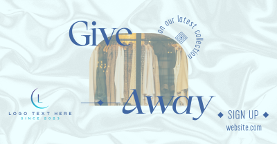 Elegant Fashion Giveaway Facebook ad Image Preview