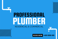 Professional Plumber Pinterest board cover Image Preview