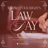 Law Day Greeting Instagram post Image Preview