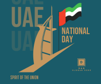 UAE Burj Al Arab Facebook Post Design