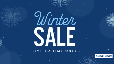 Winter Wonderland Sale Facebook Event Cover Image Preview