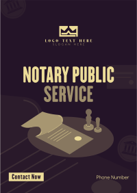 Notary Stamp Flyer Image Preview