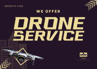 Drone Photography Service Postcard Image Preview