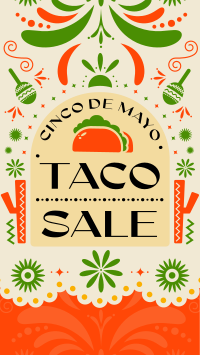 Cinco de Mayo Taco Promo TikTok video Image Preview