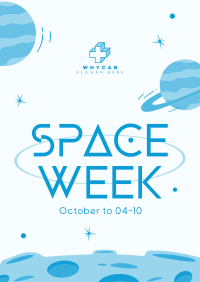 Space Week Event Poster Image Preview