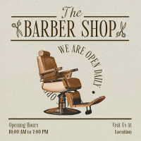 Editorial Barber Shop Linkedin Post | BrandCrowd Linkedin Post Maker