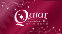 Qatar National Day Facebook Event Cover Design