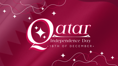 Qatar National Day Facebook event cover Image Preview