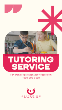 Kids Tutoring Service Video Image Preview