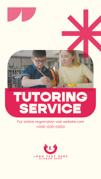 Kids Tutoring Service TikTok video Image Preview