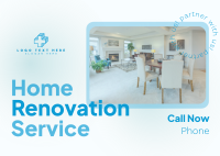Home Renovation Services Postcard Image Preview