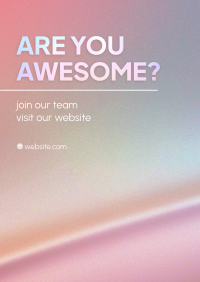 Are You Awesome? Poster Image Preview
