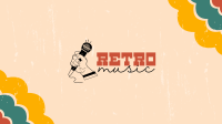 Retro Music YouTube Banner Design