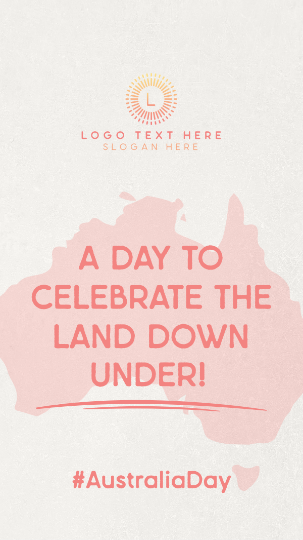 Australian Day Map Instagram Story Design Image Preview