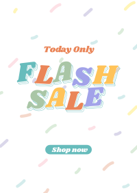 Flash Sale Multicolor Poster Image Preview