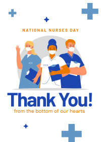 Nurses Appreciation Day Poster Design