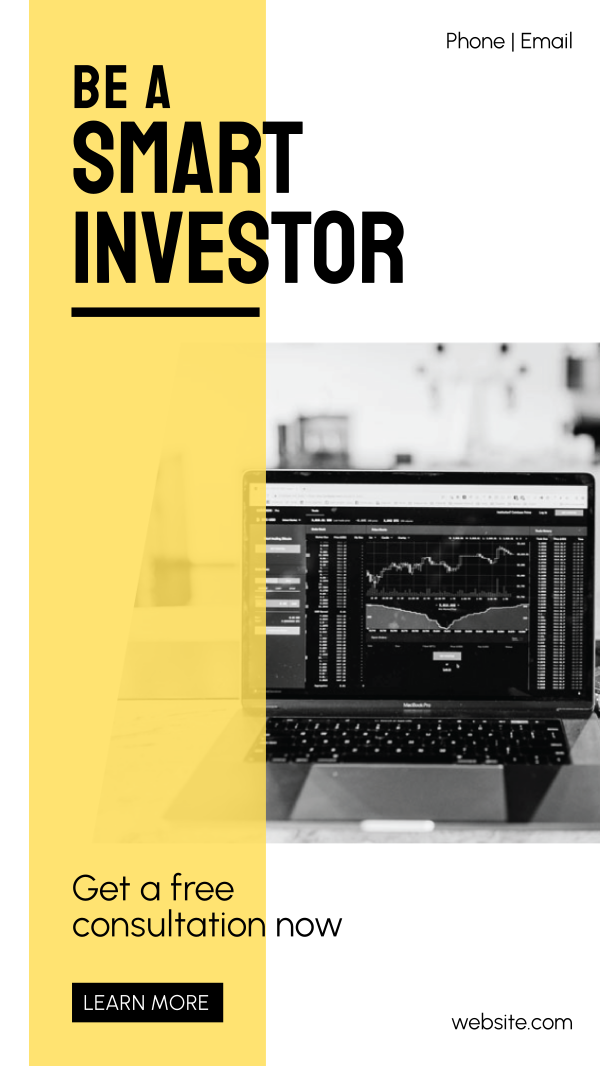 The Smart Investor Instagram Story Design Image Preview