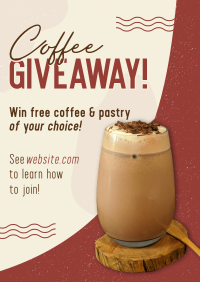 Coffee Giveaway Cafe Poster Image Preview