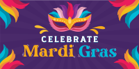 Celebrate Mardi Gras Twitter post Image Preview