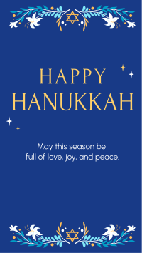 Celebrating Hanukkah Instagram Story Design