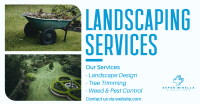 Landscaping Services Facebook Ad Design