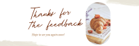 Cafe Customer Feedback Twitter header (cover) Image Preview