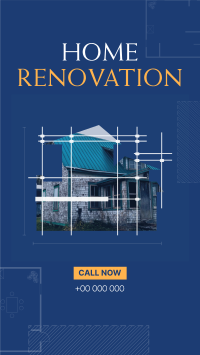 Home Renovation Facebook Story Design
