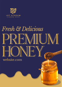 Organic Premium Honey Flyer Design