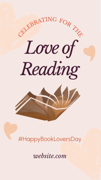 Book Lovers Day TikTok Video Image Preview