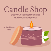 Candle Shop Promotion Instagram Post Design