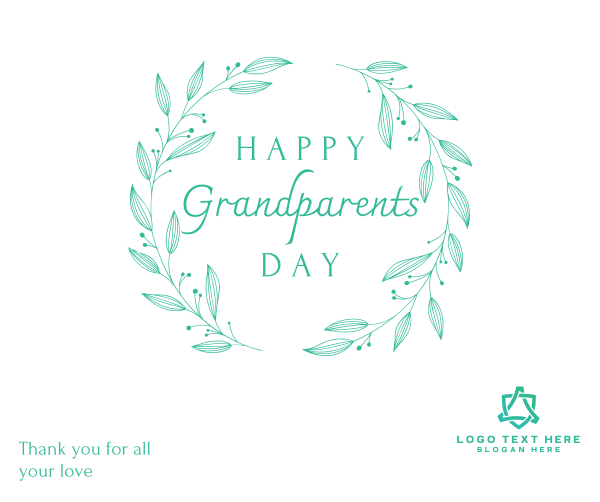 Elegant Classic Grandparents Day Facebook Post Design Image Preview