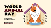 Be Kind to Animals Facebook Event Cover Design