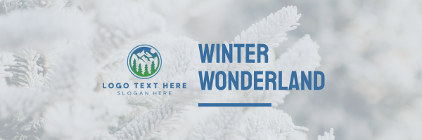 Winter Wonderland Twitter Header Design Image Preview