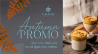 Autumn Coffee Promo Facebook Event Cover Image Preview