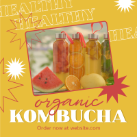 Healthy Kombucha Instagram post Image Preview
