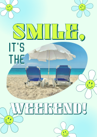 Quirky Weekend Quote Poster Image Preview