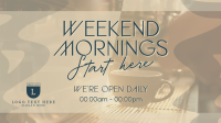 Cafe Opening Hours Animation Image Preview
