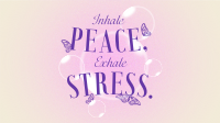 Relaxation Breathing  Quote Video Design
