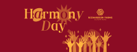 Simple Harmony Day Facebook Cover Image Preview