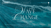 Wave Change Ocean Day Facebook Event Cover Image Preview