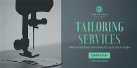 Tailoring Services Minimalist Twitter Post Design