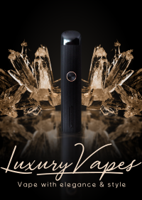 Luxury Vapes Flyer Design