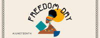 Happy Freedom Day Facebook cover Image Preview