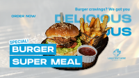 Special Burger Meal Animation Preview