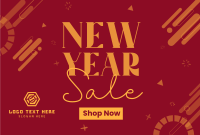 New Year Blob Sale Pinterest Cover Image Preview